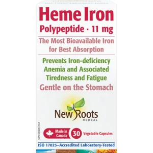 Heme Iron 11mg  30 Vcaps