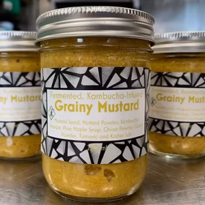 Grainy Mustard - Kombucha Hound 250ml